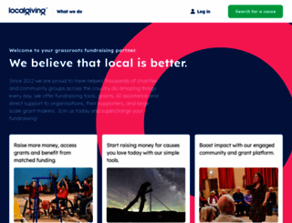 localgiving.org screenshot