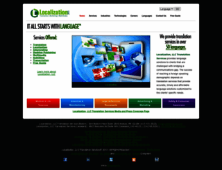 localizationllc.com screenshot