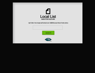 locallist.co.za screenshot