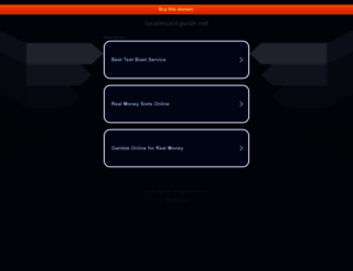 localmusicguide.net screenshot