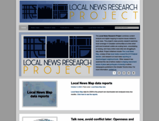 localnewsresearchproject.ca screenshot