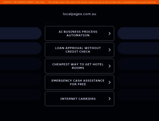 localpages.com.au screenshot