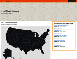 localplasticsurgery.net screenshot