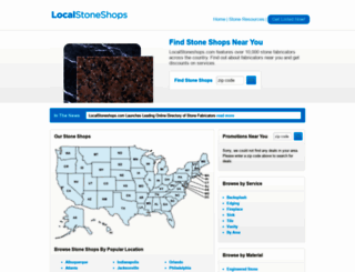 localstoneshops.com screenshot