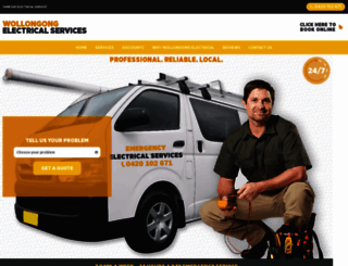 localwollongongelectricians.com.au screenshot