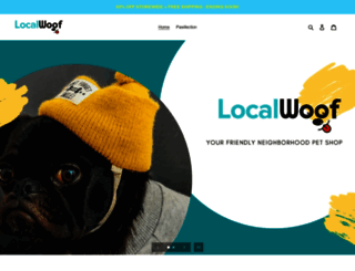 localwoof.myshopify.com screenshot