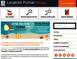 location-fichier-email.com screenshot