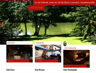 location-gite-chambre-d-hote-le-val-d-ande-normandie.fr screenshot