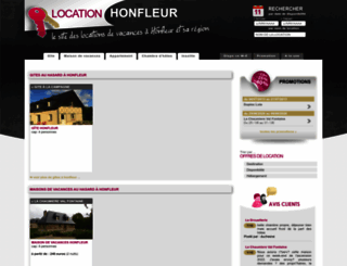 location-honfleur.com screenshot