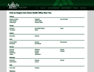 locations.angelscarehealth.com screenshot