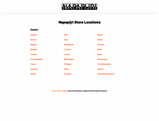 locations.napapijri.com screenshot