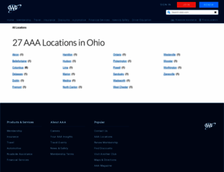 locations.ohio.aaa.com screenshot