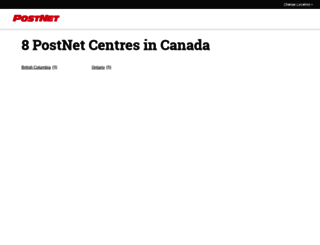 locations.postnet.ca screenshot