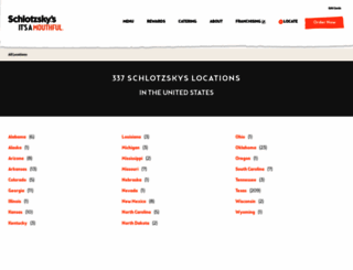 locations.schlotzskys.com screenshot