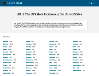 locations.theupsstore.com screenshot