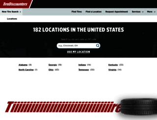 locations.tirediscounters.com screenshot