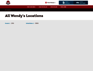 locations.wendys.com screenshot