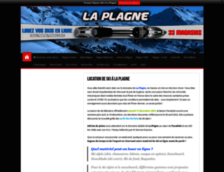 locationski-laplagne.com screenshot