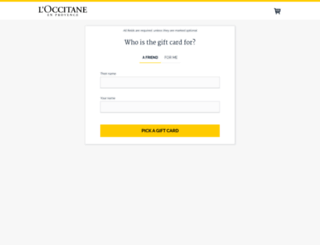 loccitane.cashstar.com screenshot