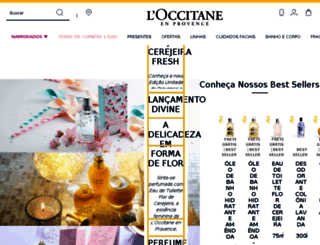 loccitane.com.br screenshot