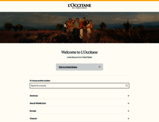 loccitane.com screenshot