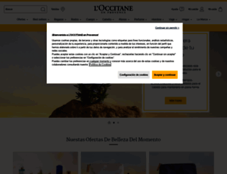 loccitane.es screenshot
