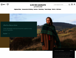 lochcarron.com screenshot