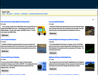 lochmere.org screenshot