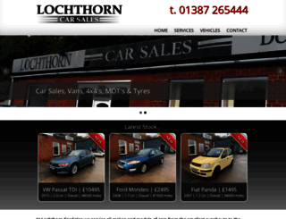 lochthorncars.co.uk screenshot