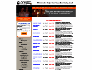 lockandkeyevents.com screenshot