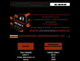 lockdowndesign.ca screenshot