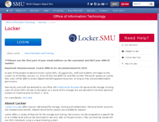 locker.smu.edu screenshot