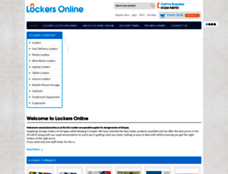 lockersonline.co.uk screenshot