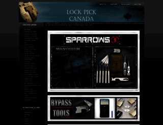 lockpickcanada.com screenshot