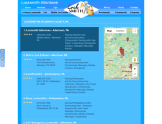 locksmith-allentown-pa.com screenshot
