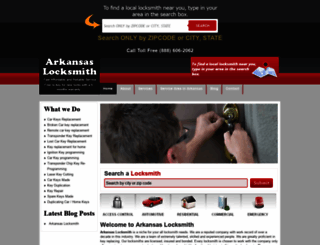 locksmith-ar.com screenshot