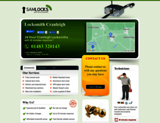 locksmith-cranleigh.co.uk screenshot