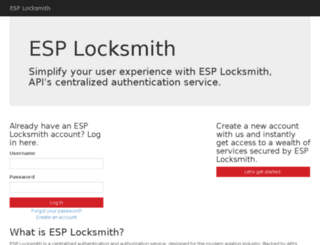 locksmith.apiworldwide.com screenshot