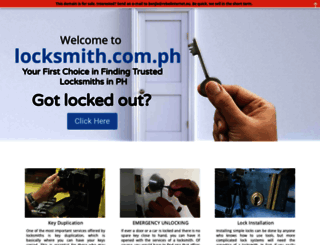 locksmith.com.ph screenshot