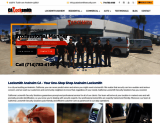 locksmithanaheim.com screenshot