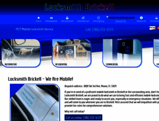 locksmithbrickell.com screenshot