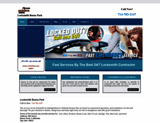 locksmithbuenapark.net screenshot