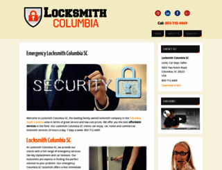 locksmithcolumbia-sc.com screenshot