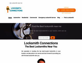 locksmithconnections.com screenshot
