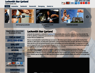 locksmithgarland.net screenshot