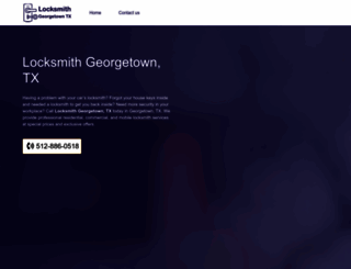locksmithgeorgetowntx.com screenshot