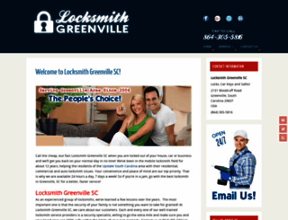 locksmithgreenville.net screenshot