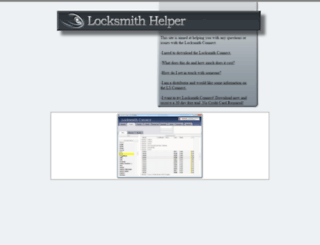 locksmithhelper.com screenshot