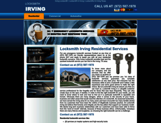 locksmithirving.org screenshot