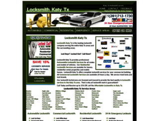 locksmithkatytx.com screenshot